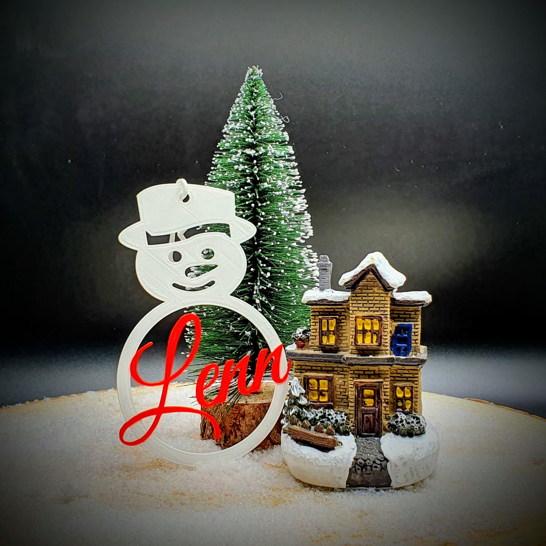 sneeuwman kerstversiering