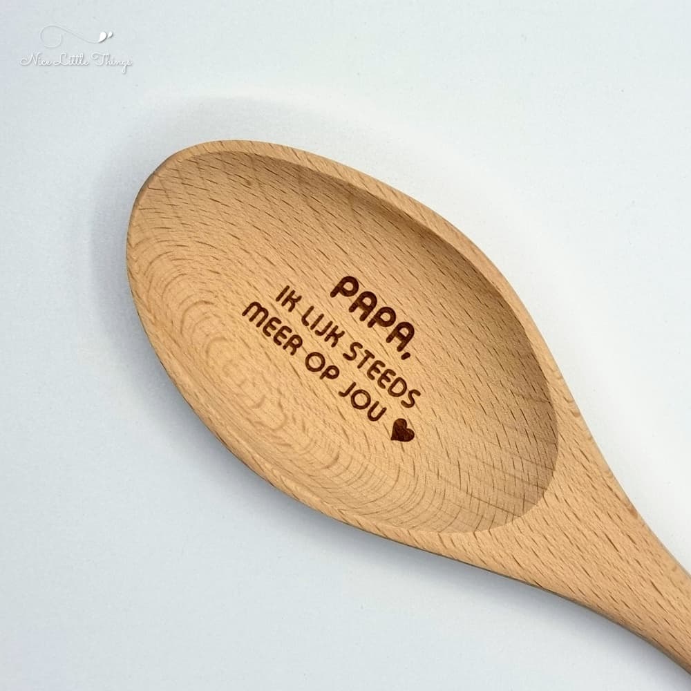 Houten lepel Papa