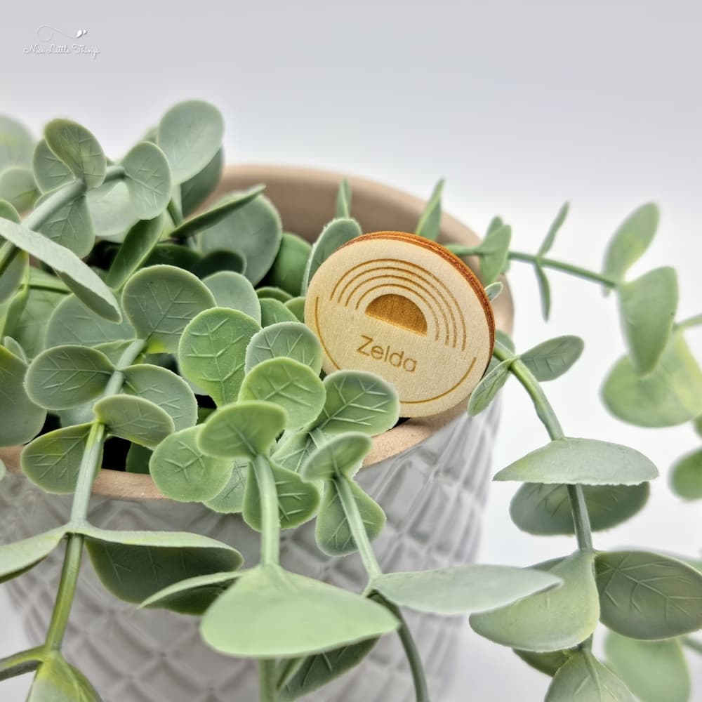Houten Plantenprikker met Naam
