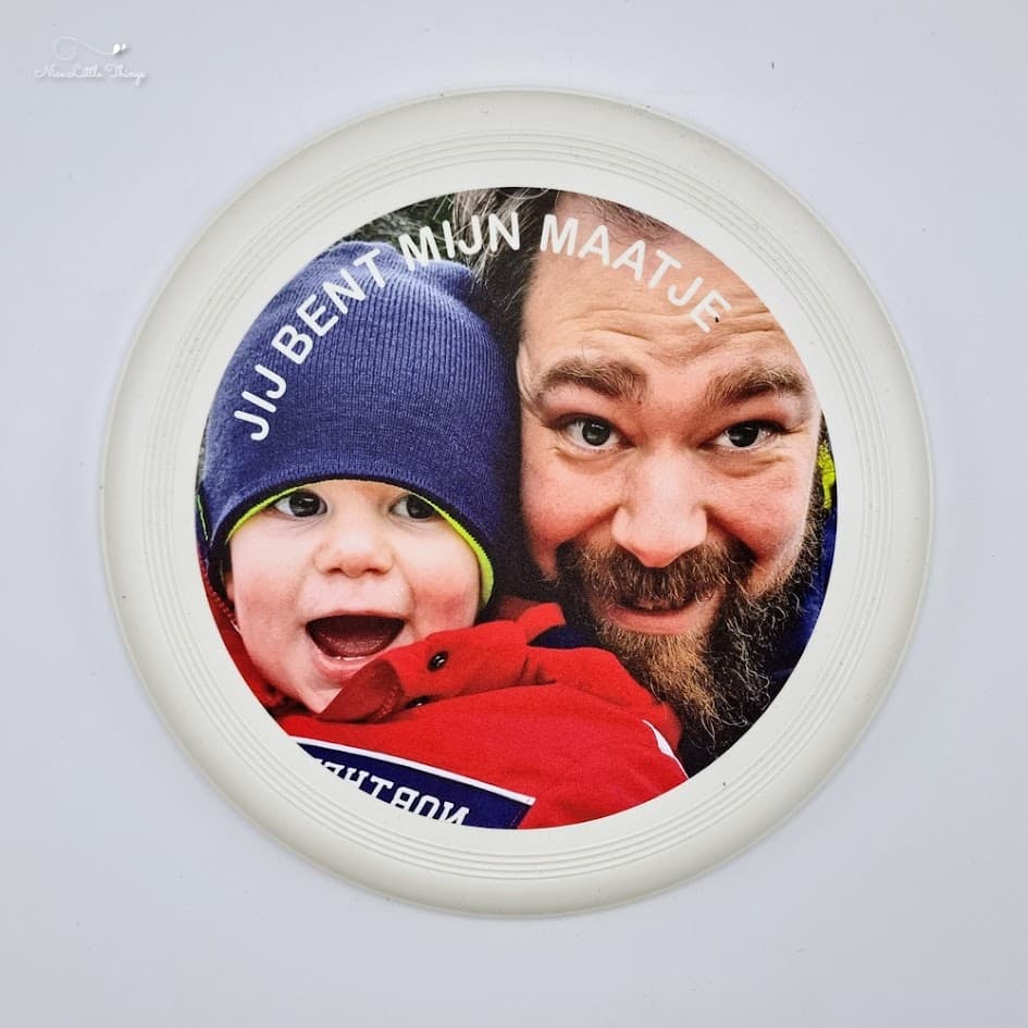 Frisbee met Foto en Eigen Tekst