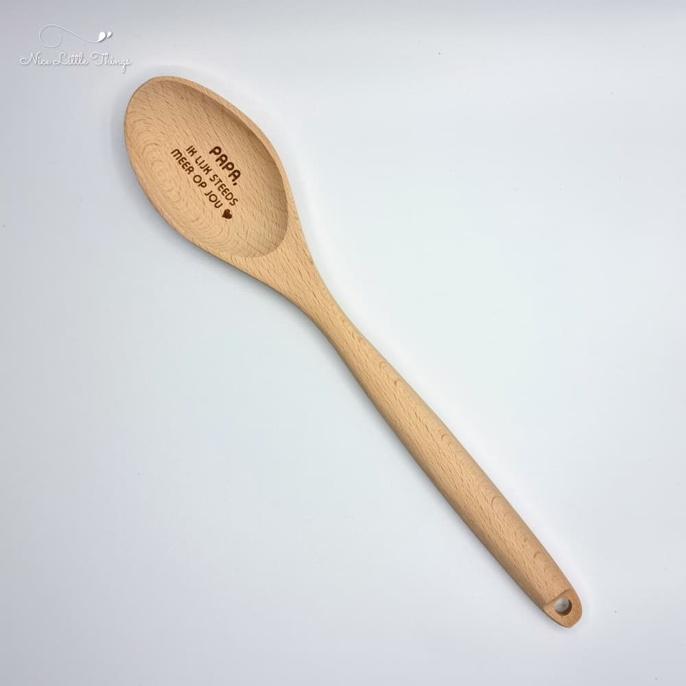 Houten lepel Papa
