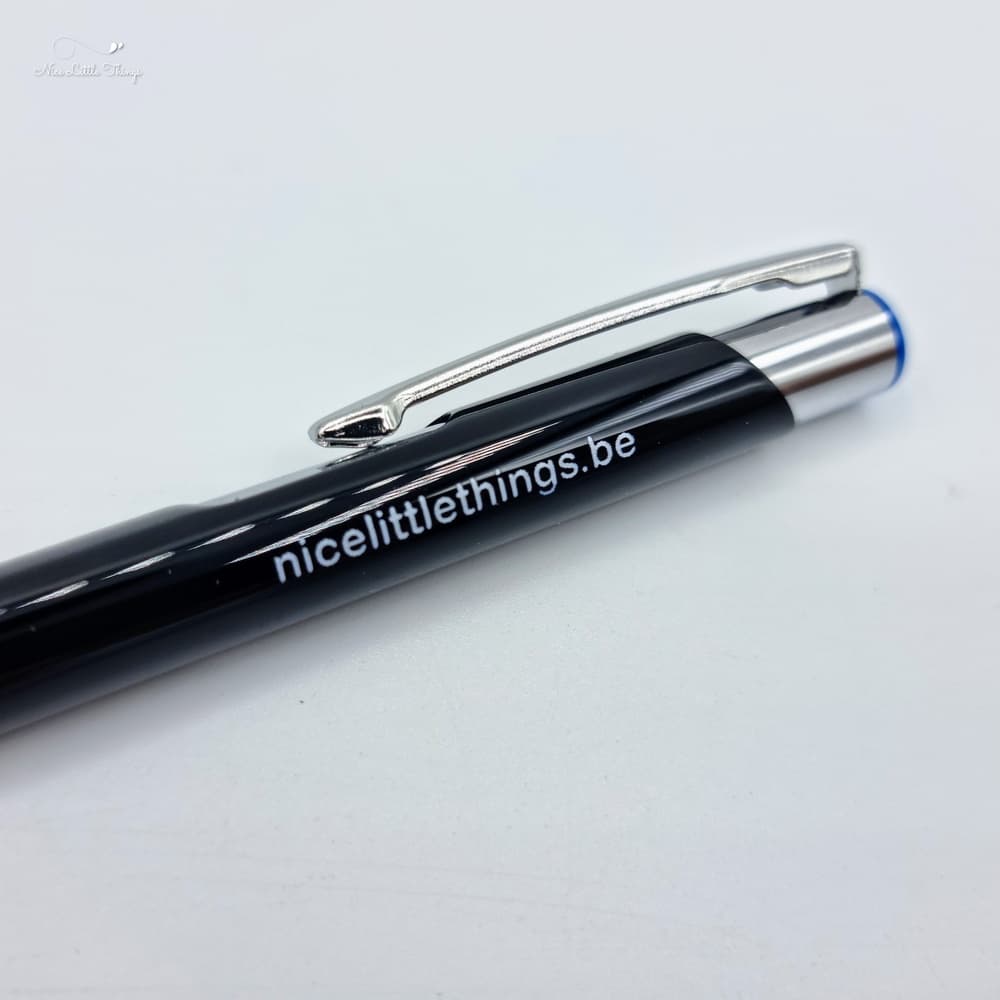 Gegraveerde aluminium pen