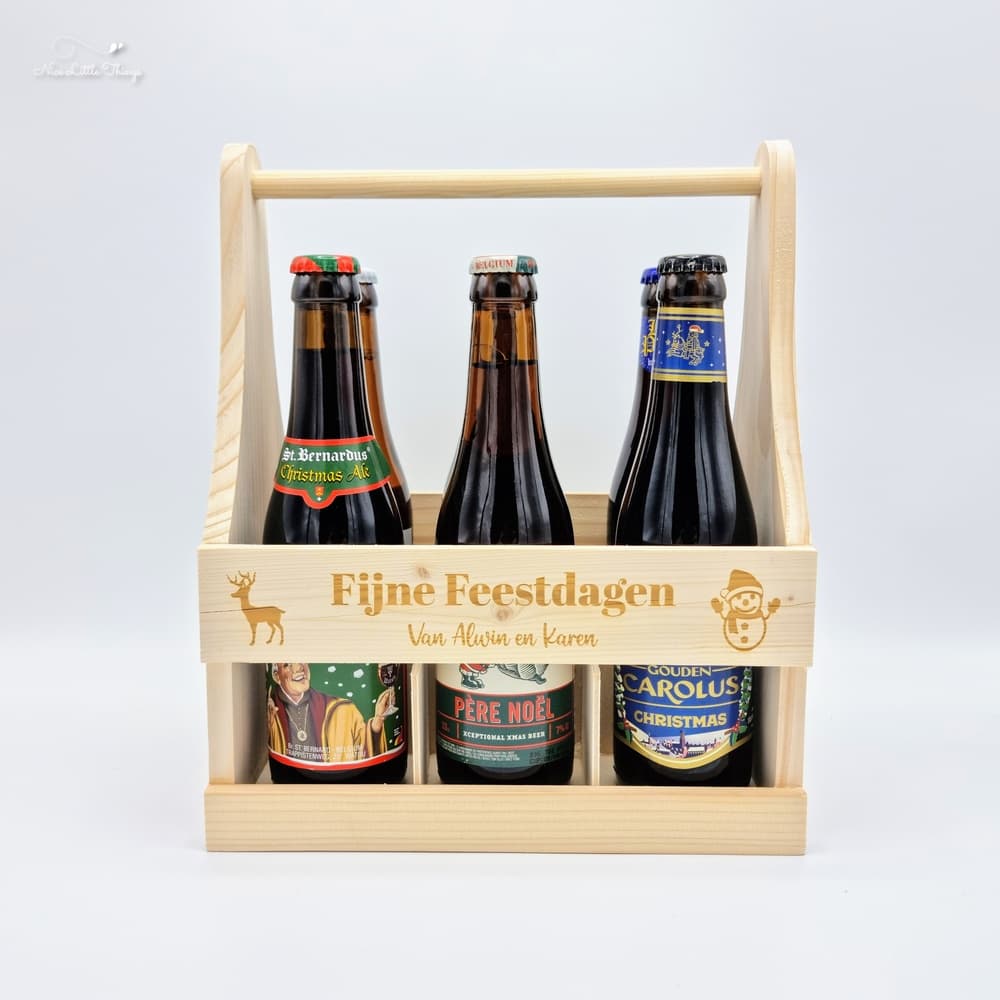 Houten Bierkrat Feestdagen